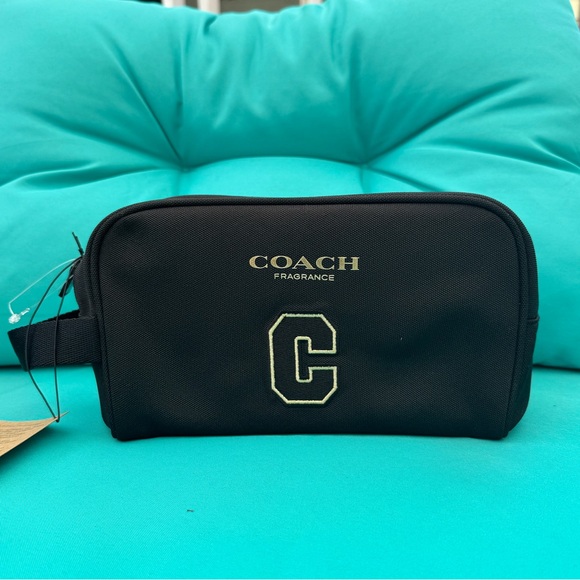 NEW COACH FRAGRANCE MEN'S TRAVEL BAG / TOILETRY / SMALL POUCH / 9" X 5" X 3.5" - Picture 1 of 9